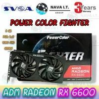 ราคา MSI VGA การ์ดแสดงผล POWERCOLOR FIGHTER AMD RADEON RX6600 8GB GDDR6 (AXRX 6600 8GBD6-3DH) ประ... (1730048867398879376)