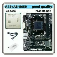 ราคา CPU เดสก์ท็อป, สำหรับ GIGABYTE FM2 FM2+ F2A78M-DS2 A8-8650 A8-7650K, บอร์ดเมนบอร์ด AMD แบบบูรณาการ, รวมแพ็คเกจ CPU, ใช้แล้ว (1732330876145993850)