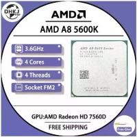 ราคา โปรเซสเซอร์ AMD A8 5600K, 5600, 3.6GHz, AD560KWOA44HJ, หน่วยประมวลผล HD 7560D Quad Core, ซ็อกเก็ต FM2, 100W (1732330848515950714)