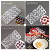 ราคา [พร้อมส่ง] พิมพ์ช็อคโกแล็ตพลาสติก Polycabonate ทองก้อน หัวใจ ครึ่งวงกลม Bon bon chocolate valentine Y (1732026436454810674)