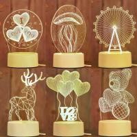ราคา ไฟกลางคืน 3D, ไฟ LED อะคริลิค, ไฟกลางคืน USB แบบเสียบปลั๊กพร้อมสวิตช์, ไฟอุ่น, เหมาะสำหรับห้องนอน, โคมไฟตั้งโต๊ะ LED, ตกแต่งห้องนอน, ของขวัญวันหยุด, ของขวัญวันเกิด, Hadiah Hari V (1730682593672465056)