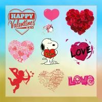 ราคา ตัวรีดติดเสื้อ Valentine Day 2023 SET.D สติกเกอร์รีดติดเสื้อ (1729582703624948211)