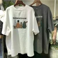ราคา เสื้อยืดแขนสั้นพิมพ์ลายแฟชั่นขนาดบวก, เกาหลีใต้, สไตล์ Y2Kชุดฤดูร้อน เหมี่ยว ดีสบายอลำลอง Clothing Lady Women Tshirt เสื้อ เลน เขียว ครอป คอยู เสื้อ อดิดาส 3 แถบ แท้ เสื้อแขนย (1730496903588317313)