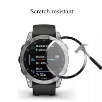 ราคา ฟิล์มกันรอย, สำหรับ Garmin Fenix 6, Sapphire 7, 7S, 7X Pro, ป้องกันรอยขีดข่วน, ฟิล์มกระจกนิรภัยขอบโค้งสีดำ (1730291307467737337)