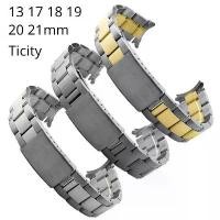 ราคา สำหรับ Rolex Air King Date เพียงแค่ 13 17 18 19 20 21mm นาฬิกา อุปกรณ์เสริม สร้อยข้อมือเหล็ก 316L สายรัดผู้ชาย สายนาฬิกาสีเงิน หัวเข็มขัดนิรภัย (1730194865242474846)