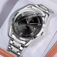 ราคา นาฬิกาผู้ชาย แบรนด์ Tasso 2025 ดีไซน์หรูหรา สไตล์เรียบง่าย นาฬิกาควอทซ์อินเทรนด์ มีปฏิทิน สายเหล็กกันน้ำ สำหรับผู้ชาย นาฬิกา rado ของ แท้ ล็ก rolex brandname (1731745627299939927)