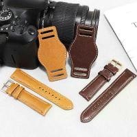 ราคา สายนาฬิกาหนังแท้ วินเทจ ถาดบวก แทน Rolex น้ำ ผี ฟอสซิล พลเมือง สร้อยข้อมือหนังวัว Tiansuo สากล (1729903481203689872)