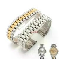 ราคา สายนาฬิกา, สแตนเลสแข็ง, สำหรับ Rolex DATEJUST DAY-DATE OYSTERPERTUAL DATE, สายนาฬิกาสีเงิน, มีขนาด 20mm และ 21mm (1731439642155386163)