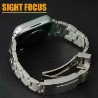 ราคา สร้อยข้อมือสแตนเลส สำหรับ Rolex Apple Watch Ultra Band 8 SE 7 49MM 45MM 41MM 44MM 40MM iWatch 6 5 4 3 42MM 38MM สายรัดข้อมือ (1730209990252857709)