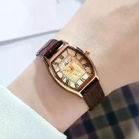 ราคา นาฬิกาเข็มขัดรูปบาร์เรลไวน์ สไตล์เรโทร สำหรับผู้หญิง Gedi สไตล์ใหม่ นาฬิกาควอทซ์เรียบง่าย เหมาะสำหรับนักเรียนหญิง,นาฬิกาrolexผู้หญิงของแท้ (1731706815640733578)
