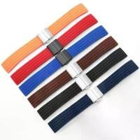 ราคา สายนาฬิกาซิลิโคนกันน้ำ มีขนาด 18/19/20/21/22/23/24 มม. สำหรับ Huawei/Mido/Rolex สมาร์ทวอทช์ เหมาะสำหรับผู้ชายและผู้หญิง สร้อยข้อมือนาฬิกา (1731757981714188938)