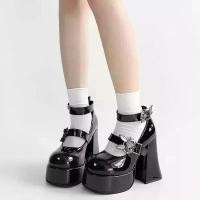 ราคา รองเท้าแพลตฟอร์มกันน้ำ สำหรับผู้หญิง พังค์ หวาน เท่ น้ำหนักเบา สไตล์กอธิคเฉพาะใหม่และดั้งเดิม รองเท้าส้นสูงแมรี่เจน เหมาะสำหรับปี 2025 รองเท้า ผ้าใบ ของ ผู้ หญิง baoji aldo (1732051108696196714)