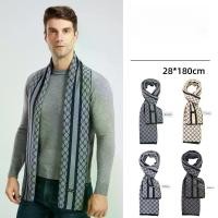 ราคา ผ้าพันคอผู้ชาย สไตล์อังกฤษ ดีไซน์ลายสก๊อตเพชรเกรดสูง ถักนิตติ้ง แคชเมียร์ เบาและอบอุ่น เหมาะสำหรับธุรกิจ ผ้าพันคอใหม่ ผ้า พันคอ ทหาร ผ้า พันคอ กุชชี่ (1732006530845542760)