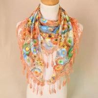 ราคา ผ้าพันคอสามเหลี่ยม, แจ๊กเก็ตลูกไม้อเนกประสงค์, ผ้าพันคอพู่แม่, ผ้าคลุมไหล่ตกแต่งบาง, ผ้าคลุมศีรษะผู้หญิง, คะแนนในเชิงบวก 96% ผ้า พันคอ กุชชี่ (1732141492552239325)