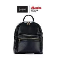 ราคา Bata บาจา ยี่ห้อ Prive กระเป๋าเป้ กระเป๋าสะพายหลัง กระเป๋าเป้หนัง PU กระเป๋าใส่สัมภาระ กระเป๋าBackpack สำหรับผู้หญิง รุ่น Carina สีดำ 9016812 (1729602540154555034)