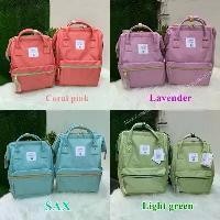 ราคา Nekokissbag Anello Canvas Backpack (แถมตุ๊กตา) อเนลโล กระเป๋าเป้สะพายหลัง รุ่นผ้าแคนวาส Mini & Classic (1730730086439422194)