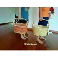 ราคา ตะกร้าทำบุญ ตะกร้าหวายไปวัด ตะกร้าหวาย ลายพิกุล ขนาด 12.5"x15.5"x9" นิ้ว (L:ใบใหญ่) Basket (1729676749154651087)