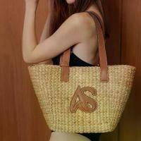 ราคา As classic basket bag กระเป๋าสานรุ่นคลาสสิค (1731858803464308307)