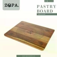 ราคา [จัดส่งทันที] NT199 บอร์ดนวดแป้งไม้ขนาดใหญ่ Zopa Acacia wood pastry board (1732202139708720659)