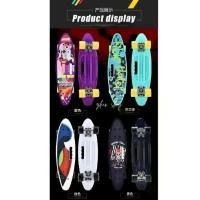ราคา Cruiser Skateboard Penny Board เพนนีบอร์ด สเก็ตบอร์ดเรโทรทรงปลา 22/27 นิ้ว คําแนะนําการขายที่ร้อนแรงในเดือนนี้ (1731874297523832011)