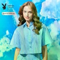 ราคา PLAYBOY HOP ON BOARD เสื้อเชิ้ต รุ่น P1WT251SF017BL (1731916067597879527)