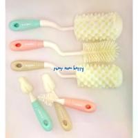 ราคา Camera Baby / Spectra / Chitida ชุดแปรงล้างขวดนมและจุกนม มีแบบ ฟองน้ำ sponge และ ซิลิโคน silicone (Bottle Brush) น้ํายาทําความสะอาดขวด Bottle cleaner (1732186531416803832)