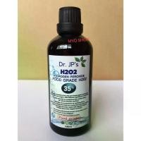 ราคา [จัดส่งทันที] H2O2(Hydrogen Peroxide)Food Grade ,ขนาด100ml.Glass bottle with dropper stopper (1732271960767695741)