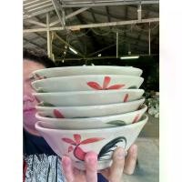 ราคา (6ใบ)(L)ชามตราไก่ 8 นิ้ว / ชามตราไก่ปากบาน / ถ้วยตราไก่ / Chien Bowl 8" ออกใบกำกับภาษีได้ ชาม (1731216539281426345)