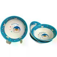 ราคา ชามเมลามีน 6ใบ ชามเมลามีนแบบหนา ชาม 8 นิ้ว 6ใบ ลายดอกไม้สีเขียวน่ารักชาม bowl (1732275731774474802)