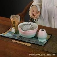 ราคา ชุดน้ําชาญี่ปุ่น (7 ชิ้น) Matcha Bowl Set ชามมัทฉะพร้อมเทพวยไม้ไผ่ ชุดชาญี่ปุ่น อุปกรณ์พิธีชงชาเกรดพรีเมียม (1731928738573027651)