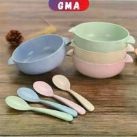 ราคา GMA ชามข้าวสาลี ชามข้าวเด็ก ผลิตจาก ชาม+ช้อน ฟางข้าวสาลี Rice bowl set (1729923952846866939)