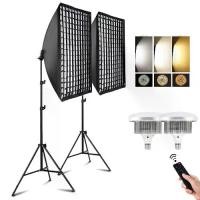 ราคา [ส่งฟรี] Studio Soft Light Box ไฟถ่ายภาพ LED พร้อมอุปกรณ์ออกอากาศกระจังหน้าสำหรับหลายโอกาส (1731368007999325918)