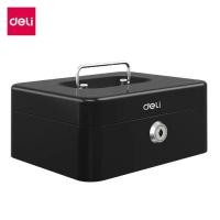 ราคา Deli กล่องเหล็กเก็บเงิน เซฟหิ้ว กล่องเซฟ กันไฟ เซฟอเนกประสงค์ ขนาดเล็กกระทัดรัด มีหูหิ้ว พร้อมกุญแจ Cash Box (1731459310603569088)