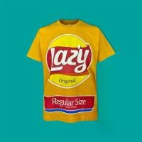 ราคา เสื้อยืด Cotton Brush ลาย Lazy สีเหลือง ผ้าคอตตอน 100% ทรงโอเวอร์ไซส์ Unisex สำหรับคนมีสไตล์และสายแฟชั่นแนวกวน CํMTS-016YE (1731784382587242241)