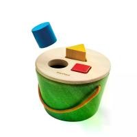 ราคา PlanToys ของเล่นไม้ Geo Sorting Bucket เสริมพัฒนาการ สำหรับเด็กอายุ 12 เดือน ขึ้นไป (1731828857051579491)