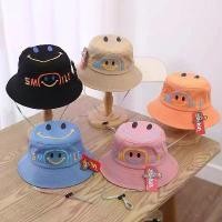 ราคา ขายดี [พร้อมส่ง] หมวกเด็ก 12เดือน-7ปี รอบหัว:52-54 cm. หมวกบักเก็ต (Bucket) แต่งอิโมจิหน้ายิ้ม (smile) หมวกแฟชั่นเด็ก (1732027691261134400)