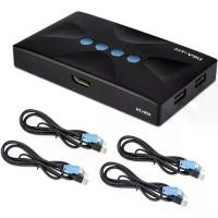 ราคา MT-VIKI 4k HDMI 4 port usb2.0 hdmi kvm switch with kvm cable มีให้เลือก 2 รุ่น ส่งจากไทย (1729741197065489093)