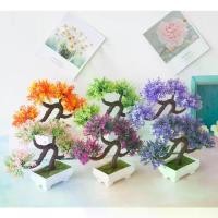ราคา ต้นสนประดิษฐ์ต้อนรับ, กระถางต้นไม้, บอนไซสีเขียว, ต้นบอนไซขนาดเล็ก, ของตกแต่งบ้าน, เครื่องประดับเดสก์ท็อป, อุปทานจากโรงงานโดยตรง candle alarm clock sun พัดโบก ไล่ ฝน กระปุก ใส่ เ (1731378707034441252)
