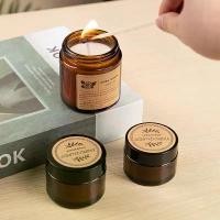 ราคา เทียนอโรมาเทอราพีขี้ผึ้ง Soy, โถแก้ว, เทียนหอมธรรมชาติ, สำหรับการผ่อนคลายและการตกแต่งบ้าน candle (1731783234612594273)