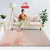 ราคา EXPRESS CARPET พรมรุ่น BAMBI ไซส์ M 120x160cm ขนยาวหนานุ่ม 35 mm มีหลายสี พรมขนกระต่าย พรมห้องนอน (1731408961070598824)