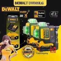 ราคา DEWALT DW089LG (1 Charger 2 Batteries) เครื่องมือวัดเลเซอร์ไร้สายแบบชาร์จไฟได้ 12V, แบตเตอรี่ลิเธียม 6.0ah สองก้อนไฟเขียว 3 ด้าน 12 เส้นแนวนอนเลเซอร์เครื่องในร่มและกลางแจ้งสามารถใช้ได้ (17313980322238