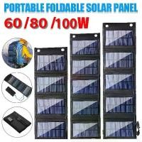 ราคา 5V 100W/200W/300W USB Foldable Solar Panel Portable Flexible Waterproof Folding Solar Panels Cells Mobile Phone Battery Charger (1731367062493496809)