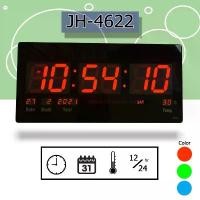 ราคา นาฬิกา LED ติดฝาผนัง ตัวหนังสือสีแดง แบบบาง ตัวเลข 3 นิ้ว ขนาด 18 นิ้ว JH4622 LED Digital Clock คําแนะนําผลิตภัณฑ์ใหม่ของเดือนนี้ (1731896223797774091)