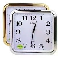 ราคา จัดส่งเฉพาะจุด นาฬิกาแขวน ทรงสี่เหลี่ยม ขนาด 12 นิ้ว รุ่น Quartz-Clock สีทอง สีเงิน (1732138754380498470)