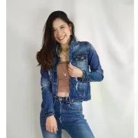 ราคา Blacksheepjeans เสื้อแจ็คเก็ตยีนส์ Unisex รุ่น BSFJK-170101 สีฟ้าเข้ม Clothing Lady (1730669831263194055)