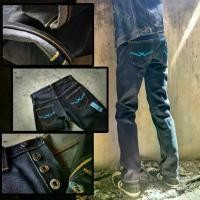 ราคา ลดล้างสต็อค WAFT X WEFT รุ่น Maltese (Raw) ผ้าญี่ปุ่น 25 oz.ริมดิ้นทอง กระบอกเล็ก SELVEGDE SLIM FIT กางเกงยีนส์ผู้ชาย สินค้าล็อตสุดท้าย Man Clothing Denim Jeans (1729642854769920320)