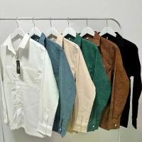 ราคา เสื้อแจ็ตเก็ตแขนยาวผู้ชาย-ผ้าลูกฟูก ครีม น้ำตาล Man Clothing ฟ้า แจ็กเก็ต คราม harley davidson ปั่นๆ coat 3d เเท้ เมกา (1731378839460416182)