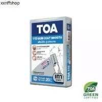 ราคา TOA 110 สกิมโค้ท สมูท 20 กก. สกิม ฉาบบาง สกิมถุง สกิมกระสอบ Skim Coat ปูนฉาบ ปูนฉาบสำเร็จรูป (1732057803405624597)