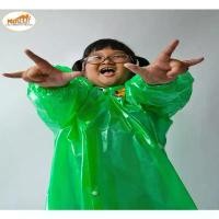 ราคา เสื้อกันฝนเด็ก ลายการ์ตูน ผ้ามุก size M รุ่นCoat สีเขียว ชมพู แดง ฟ้า พร้อม กระดุม หมวก ชุดกันฝน เสื้อคลุมฝน (1731896111977039456)