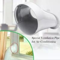 ราคา ปลายท่อลมแอร์เคลื่อนที่ ปากเป็ด อะไอร์แอร์เคลื่อนที่ อุปกรณเสริมแอร์เคลื่อนที่ แอร์มุ้ง แอร์หน้าต่าง ช่องระบายอากาศ เครื่องปรับอากาศแบบพกพา PVC Window Sealing Plate Kit ท่อไอเสีย (1730741208193469431)